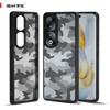 (Comes with Wrist strap)IBMRS for Honor 90 Pro  Phone Case, Shockproof Military-Grade Protection, Matte Translucent Black Camo