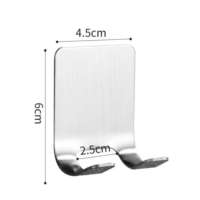 Bathroom Holders Stainless Steel Razor Storage Hook Wall Men Shaving Shaver Shelf Punch Free Razor Rack Accessories Organization
