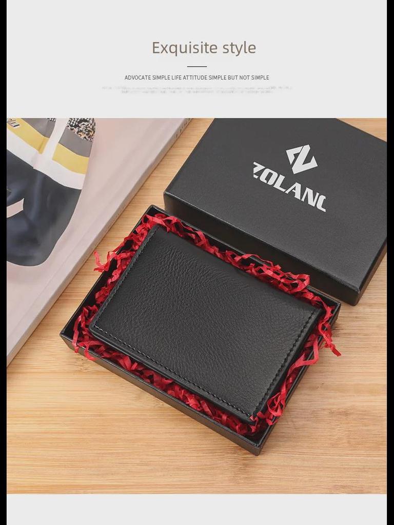 Мужская визитница из натуральной кожи для визиток и банковских карт - модель 3003.