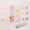 Nail Art Reverse Charm Chameleon Luminous Flower and Moon Parts Set (WC2997C)