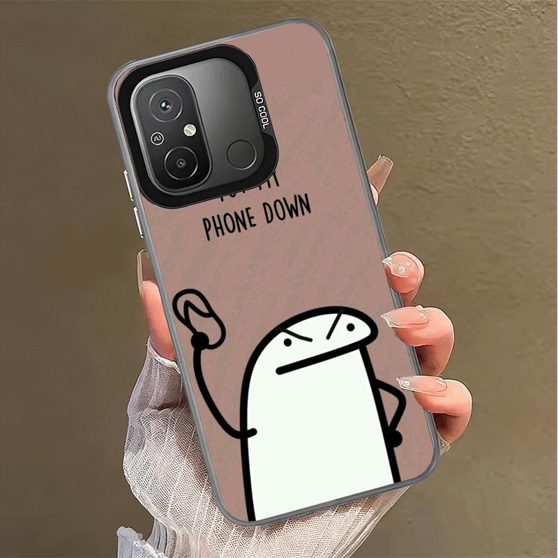 Забавный противоударный чехол для телефона Xiaomi Poco X7 X6 X5 X3 Pro F7 Ultra M8 Redmi 15C 15 14C 13C 12C 10C 13 'Не трогай мой телефон'