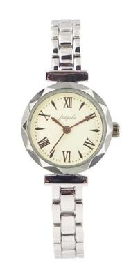 [Подписаться] Часы Fragola Cut Bezel Metal Watch N00824S-2 SVIV Womens Silver