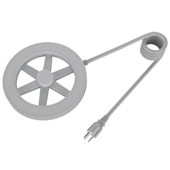 250 Вт термостатический нагреватель для поилки для кур, прочный алюминиевый, безопасный, здоровое, противоожоговое покрытие, зимний размораживатель воды для курицы