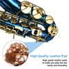 Brass Engraved Eb E Flat Alto Saxophone Sax Abalone Shell Buttons Wind Instrument with Case Gloves Cleaning Cloth Belt