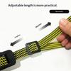Stretch Car Luggage Cords Heavy Duty Elastic Wide Flat Bungees Cords Rack Strap Hooks Storage Accessories For Motorcycle