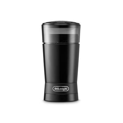 Кофемолка DeLonghi KG200J Ножевого типа 90г Кофейных зерен Простое управление Грубый до средне-тонкого помола Съемный бункер Безопасная конструкция Шнур питания