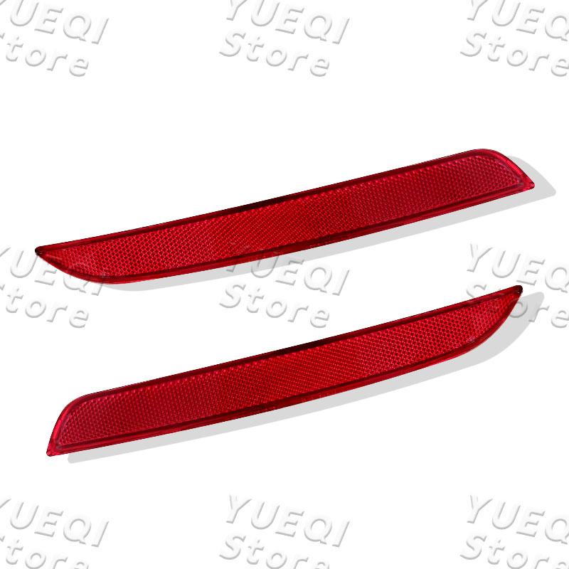 63147842955 63147842956 Автомобильный задний бампер отражатель красная линза предупреждающая полоса для BMW 5 серии F10 M5 2011-2016 светоотражающие полосы