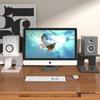 Height-Boosting Desktop Speaker Stand with Thick Steel Plate, Shockproof, Non-Slip Design