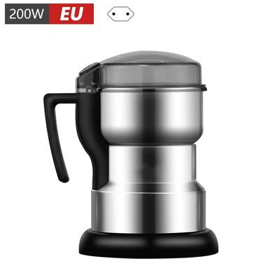 Электрическая кофемолка, кухонная кофемолка, зерновые орехи, фасоль, специи, зерношлифовальная машина, многофункциональная домашняя кофемолка, вилка США, ЕС