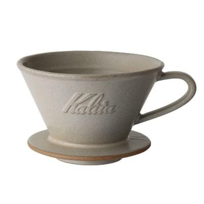 Kalita Mino Ware x Дриппер Wave MI 185 Дриппер Керамические чашки 2-4 (Песочно-бежевый)