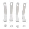 4Pcs White Bed Sheet Holders Strong Clamping Force Quilt Sheet Buckle Bed Sheet Clips  Sofa Cover