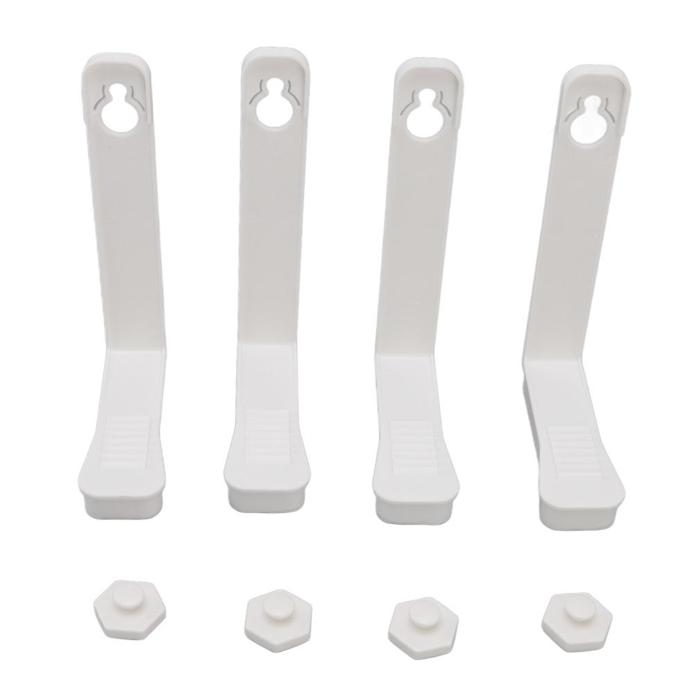 4Pcs White Bed Sheet Holders Strong Clamping Force Quilt Sheet Buckle Bed Sheet Clips Sofa Cover