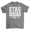 Мужская футболка 'Stag Squad' Персонализированная футболка для мальчишника, свадебной вечеринки, с принтом Жениха