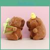 Capybara Girls Keychain Children Backpack Decorative Pendant Gift Toy Plush
