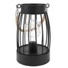 Metal Decorative Lantern Black Lantern Vintage Table Lantern  Home