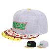 Adjustable Hip Hop Hats PIZZA Embroidery Sunscreen Hat High Quality Baseball Cap  Unisex