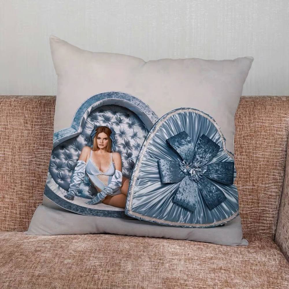 LLana Singer DDel Rey Pillow Case For Home Bedroom Car Office Decoration Living Room Sofa Cushion Cover Suitable