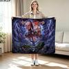 Chucky Horror Halloween Print Flannel Blanket High Quality Warm Comfortable Cover for All Seasons Perfect for Gifts Home Decor