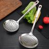 Многофункциональный дуршлаг из нержавеющей стали с длинной ручкой, кухонные инструменты, масляный фильтр, шумовка, ресторан