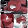 1PC New Chair Back Hanging Car Paper Box, High-end Armrest Box, Napkin Paper Hanging Bag, Car Tissue Box
