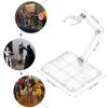 Clear Action Figure Stand,Assembly Action Figure Display Holder Base Doll Model Support Stand for HG RG SD SHF Gundam 1/144 Toy