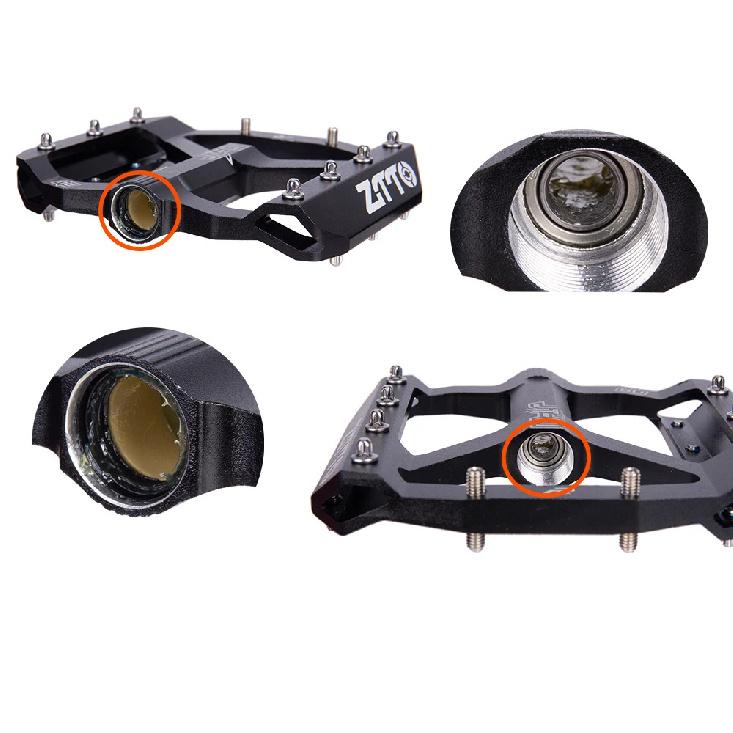 ZTTO MTB Cycling Pedals DU Sealed Bearing Ultralight Aluminum Alloy Footboard Anti-Slip Bicycle Platform Pedals DH Bicycle Parts
