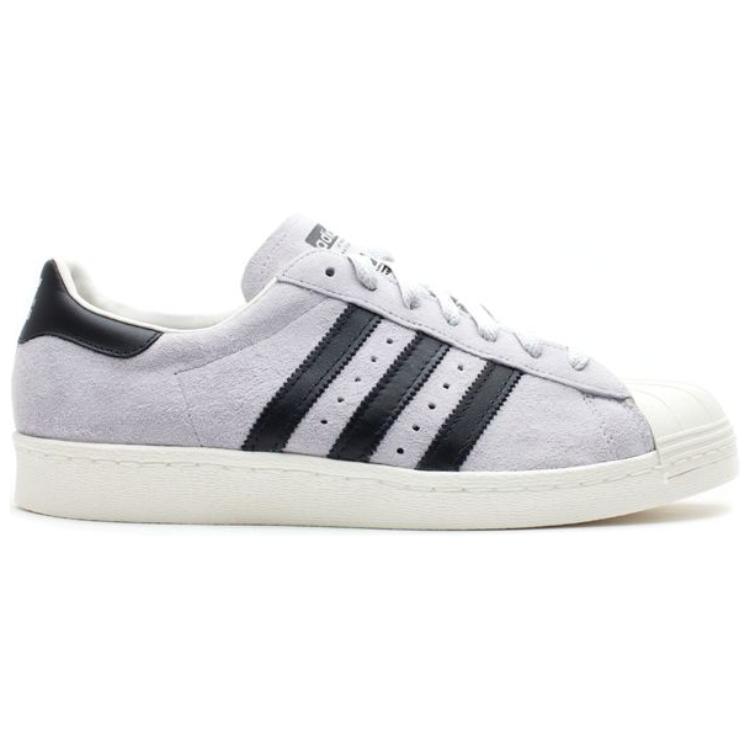 adidas Мужские кроссовки Superstar 80S Серый Clegre Черный1 G61071