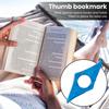 Держатель страницы книги Компактный размер Легкое многоразовое кольцо для большого пальца Держатель страницы книги Закладка Канцелярские аксессуары