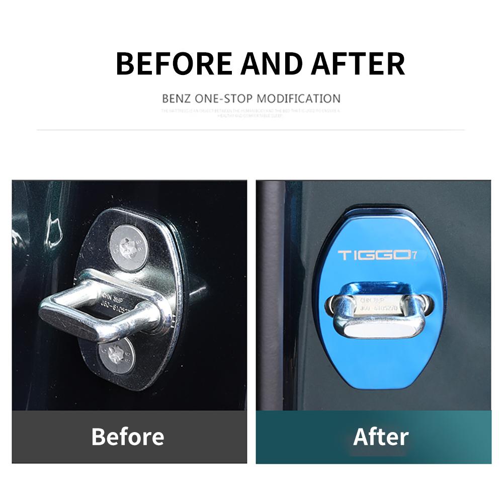 Стайлинг автомобиля для Chery TIGGO 7 pro 20-22, крышка дверного замка, дверные стопоры, внутренние запасные части, автомобили