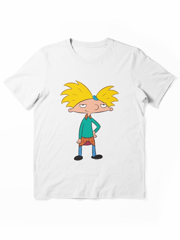 Hey Arnold! Hey Arnold! Iconic Cool Arnold Pose Big Chest Portrait Essential Unisex T-Shirt
