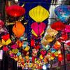 Handmade Fabric Retro Vietnamese Lantern Traditional Festival Japanese Lantern  Wedding Party