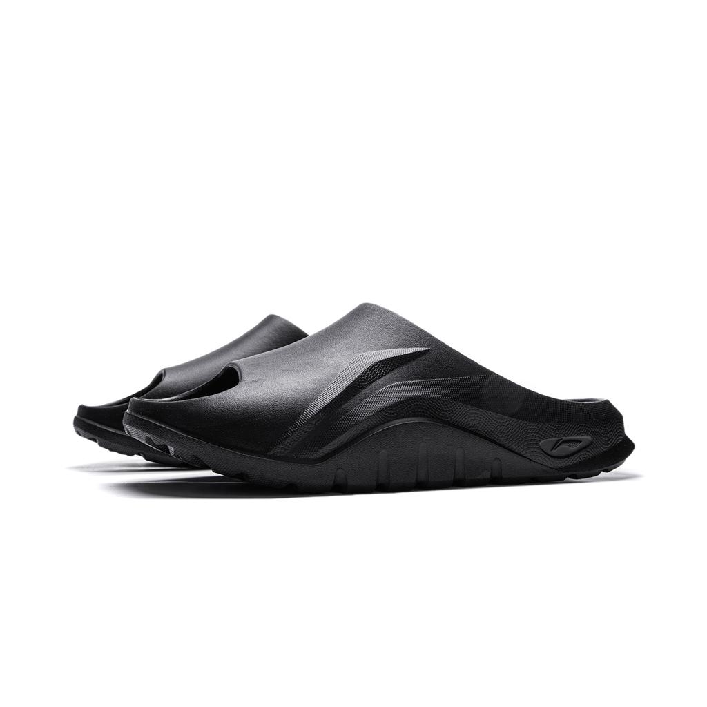 Li Ning League Of Legends Pool Party X  Soft Clap Versatile Casual Breathable Lightweight Non-Slip Slide Sandals Unisex Footwear Black AGAV003-2