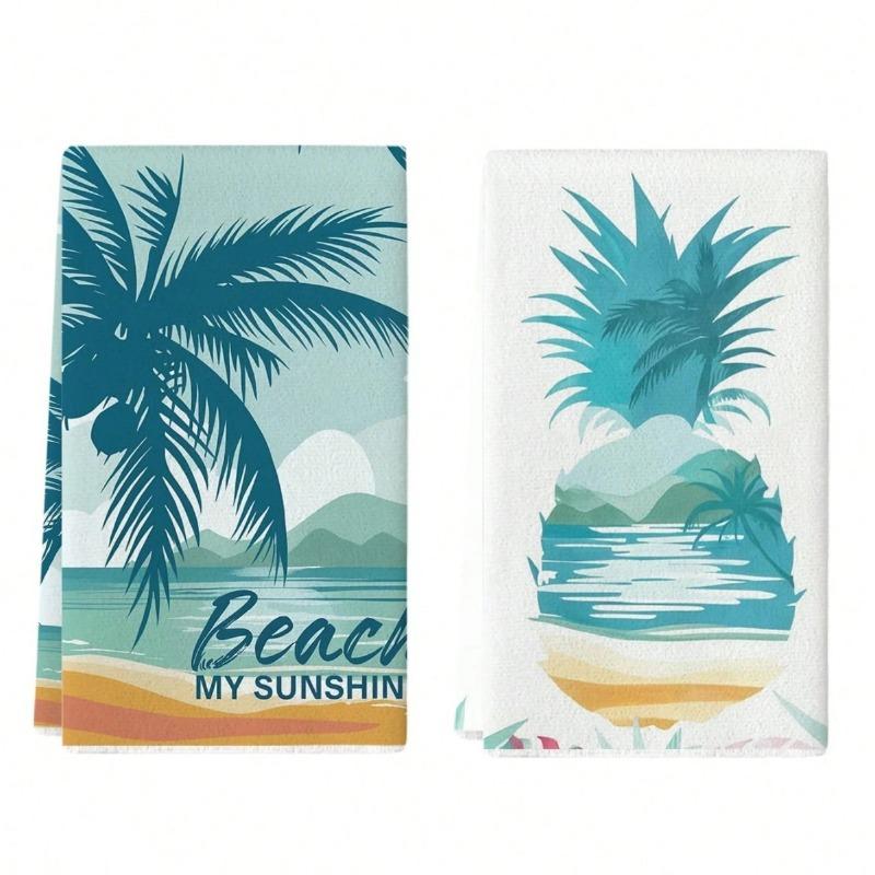 2 шт. кухонных полотенец, наборы полотенец, Супервпитывающие мягкие чистящие салфетки, кухонный декор, кухонные принадлежности, бытовые принадлежности, чистящие салфетки