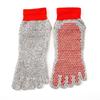 Level 5 Cut-Resistant Breathable Five-Finger Outdoor Socks for Maximum Foot Protection