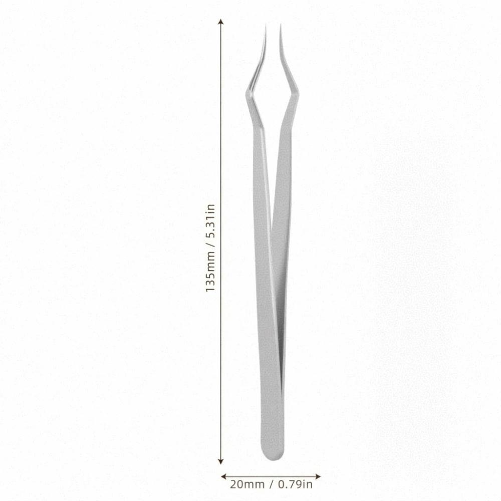 Non Slip Lash Separation Tools Long Handle Lash Grafting Tweezers False Eyelash Clip Lash Grafting