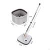 Rotating Mop Bucket Set Clean Hardfloor Scrubber Degree Head for Bathroom