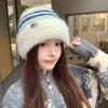 Autumn and winter new plush knitted hat trendy small hat women's warm student party versatile wool hat