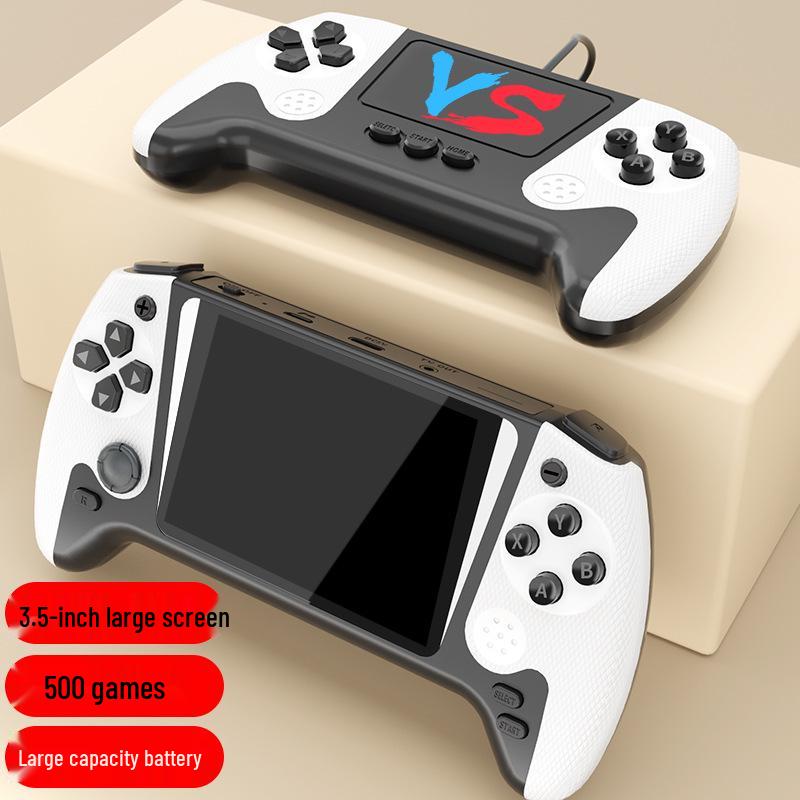 2025 HD Портативная игровая консоль: Большой экран, возможность подключения к телевизору, двойные ручки, 3,5-дюймовая портативная ретро-аркада
