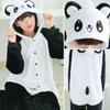 Men Women Long Sleeves Pajama Sets Casual Home Wear Set Couples Flannel Sleepwear Panda Cosplay Kigurumi Costume for Party Fancy Dress