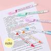 Curve Line Double Head Marker Multiple Shapes Markers Pen Curve Highlighter Pen Integrated