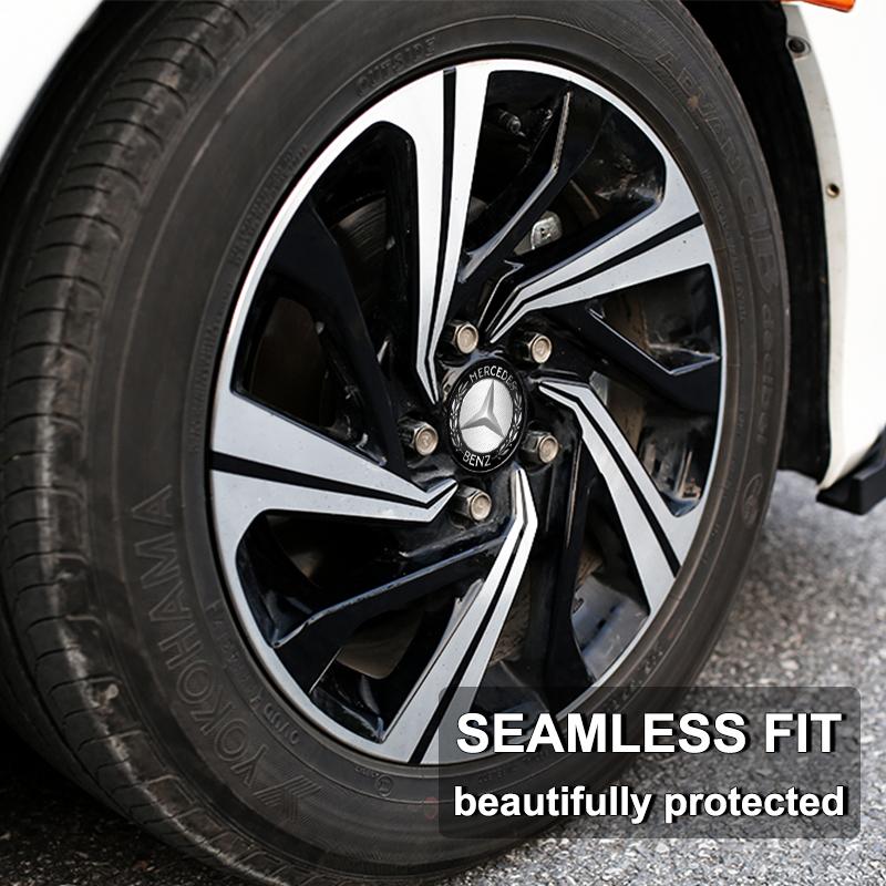 4Pcs 56MM Car Wheel Center Hub Caps Rim Caps Covers Emblem For Mercedes Benz AMG GLC GLE CLA W204 W205 W203 W211 W212 W213