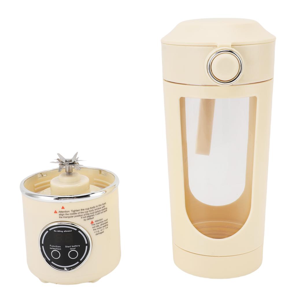 Portable Blender 700ML 7.4V 12 Blades Rechargeable Travel Mini Juicer Cup Fruit Mixer for Gym Home