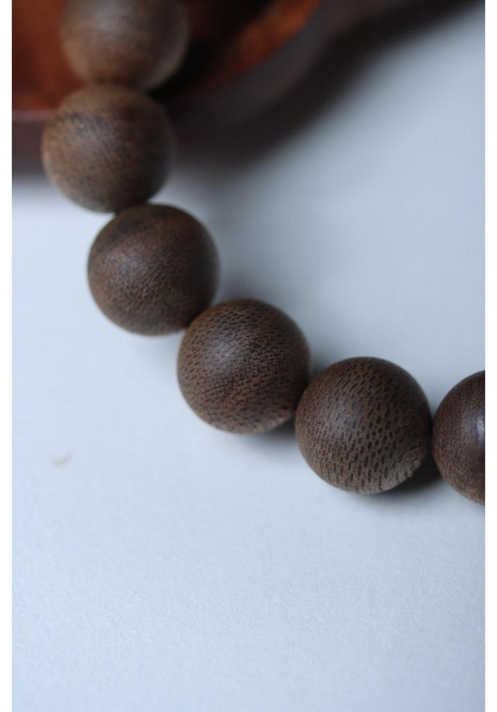 Hainan Agarwood Beads Bracelet - Natural Green Qinan, Multi-strand for Men & Women, Gift for Partner