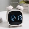 GH8032 Creative LED Alarm Clock Large Volume Metal Bell Digital Clock for Heavy Sleepers