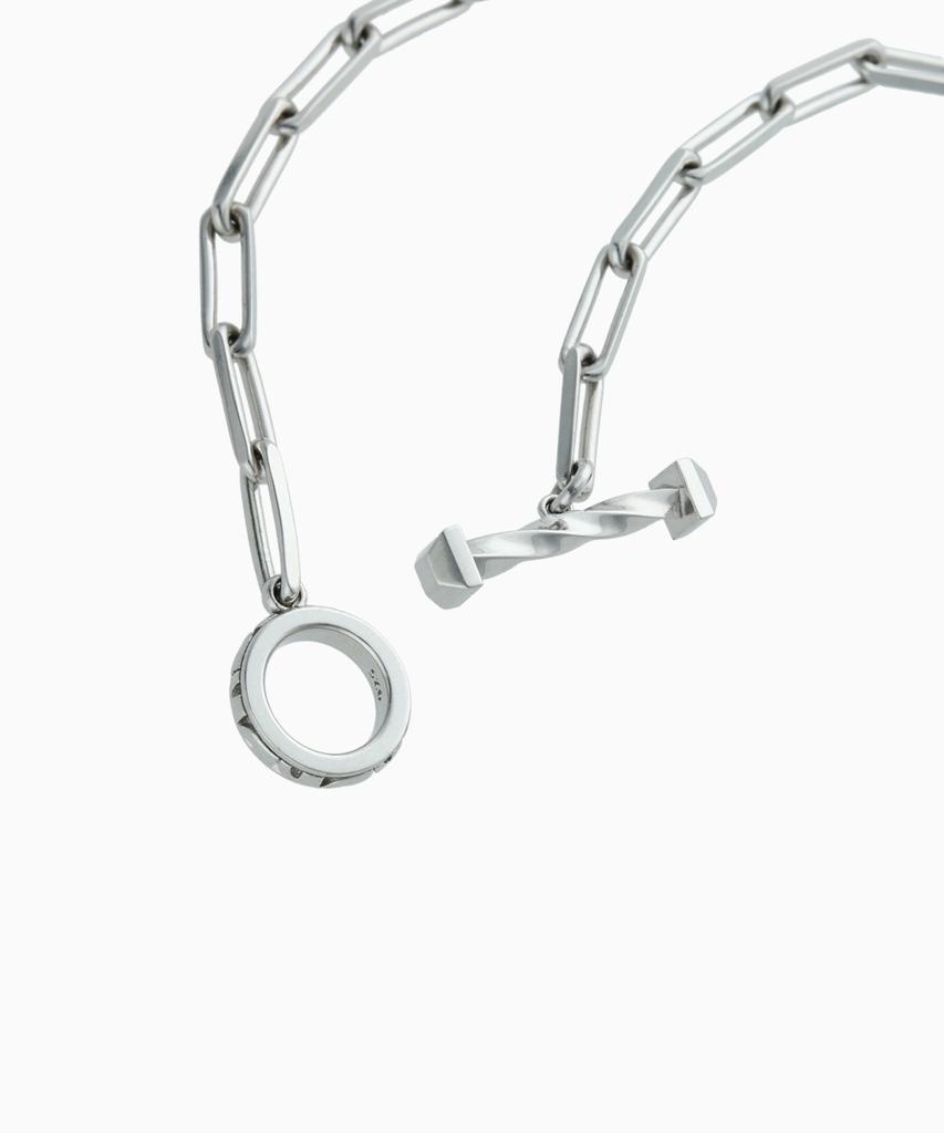 Valik [925 Silver] No.33 Toggle Bar Necklace