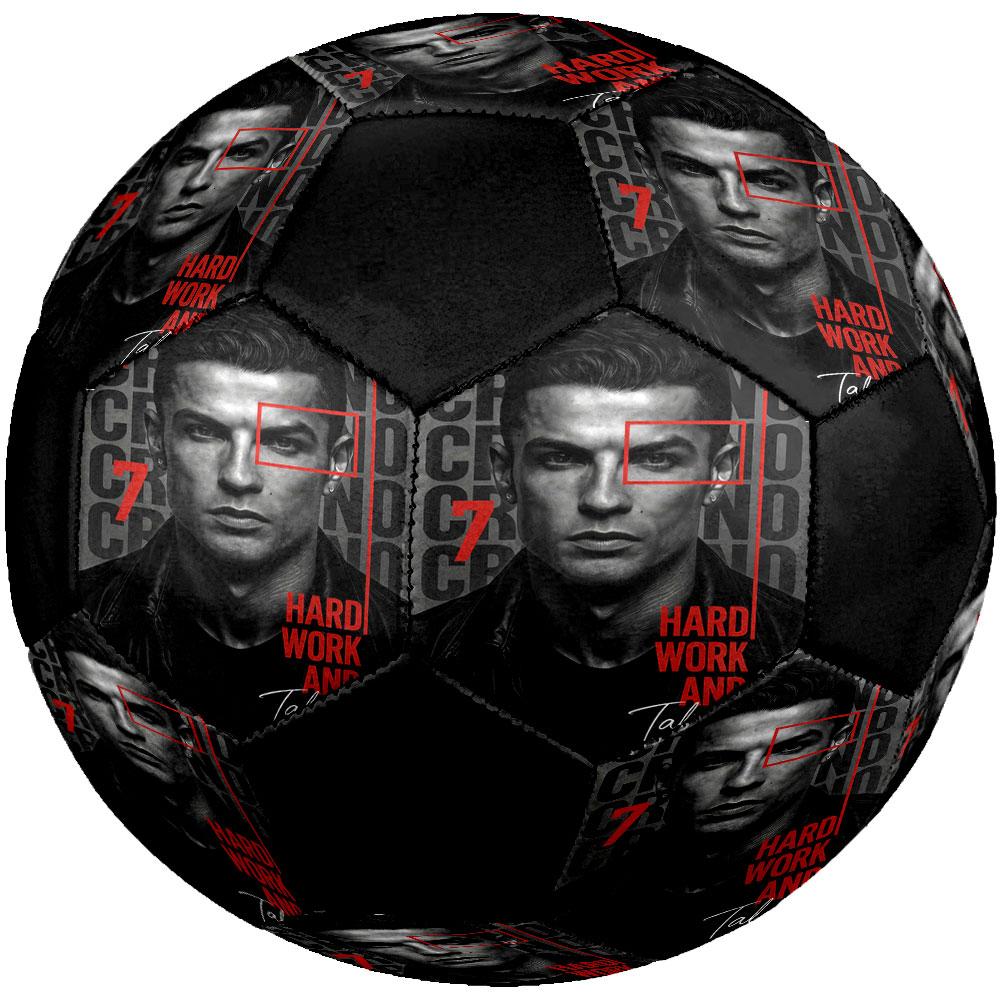 1pc CR7 Soccer Ball Size 5 Indoor Soccer Ball Fashion Colorful Backyard Game - Great For Sports Fans Gift HE17