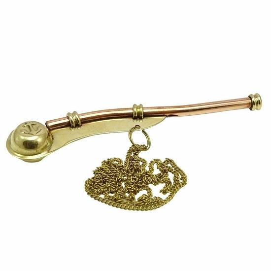 Свисток боцмана с цепочкой из латуни, боцман, морской корабль, рождественский подарочный ключ
