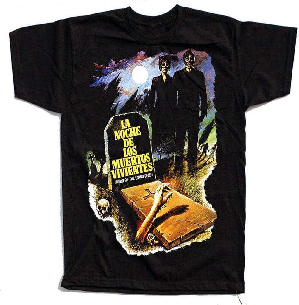 taitai Men's Night of The Living Dead Poster T-Shirt T-Shirt Black