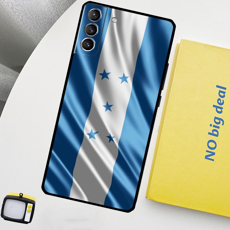 Honduras Flag Phone Case For Samsung Galaxy S25 Ultra S20 S21 S22 S23 Plus S24 Ultra S9 S10 S25 FE Cover