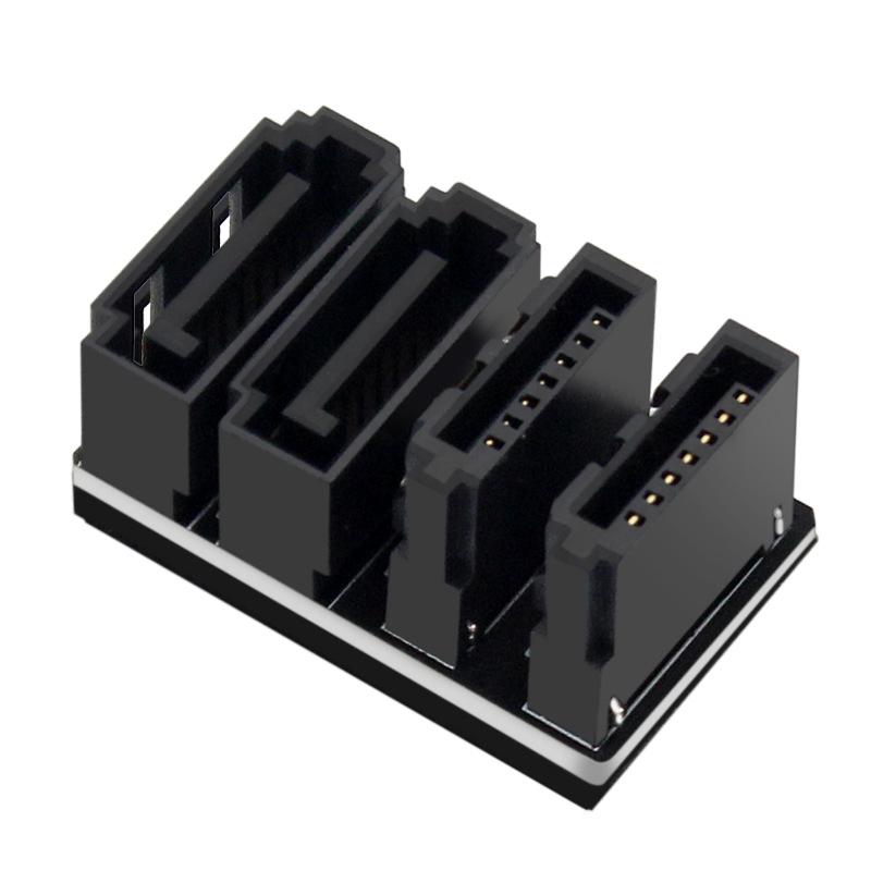 PH572 Computer Motherboard Double-side SATA 7PIN Dual Interface 180/90 Degree Turning Connector